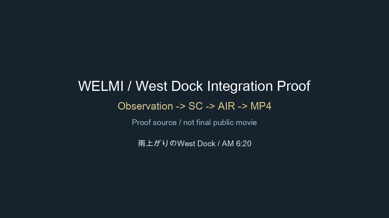 West Dock 実写素材
